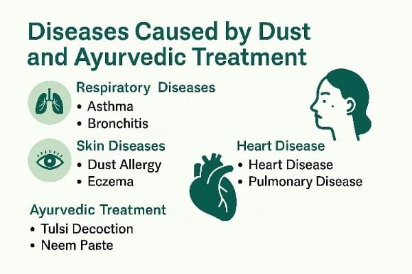 Dust/धूल से होने वाली बिमारियॉं और आयुर्वेदिक उपचार।